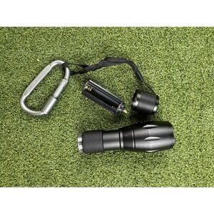 XML-T6 LED Tactical Flashlight Zoomable 5 Modes w Carabiner Outdoor EDC
